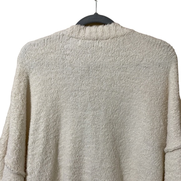 Arizona jean co women’s antique ivory sweater w/ 2 pockets on front. Size XXXL - Picture 4 of 10